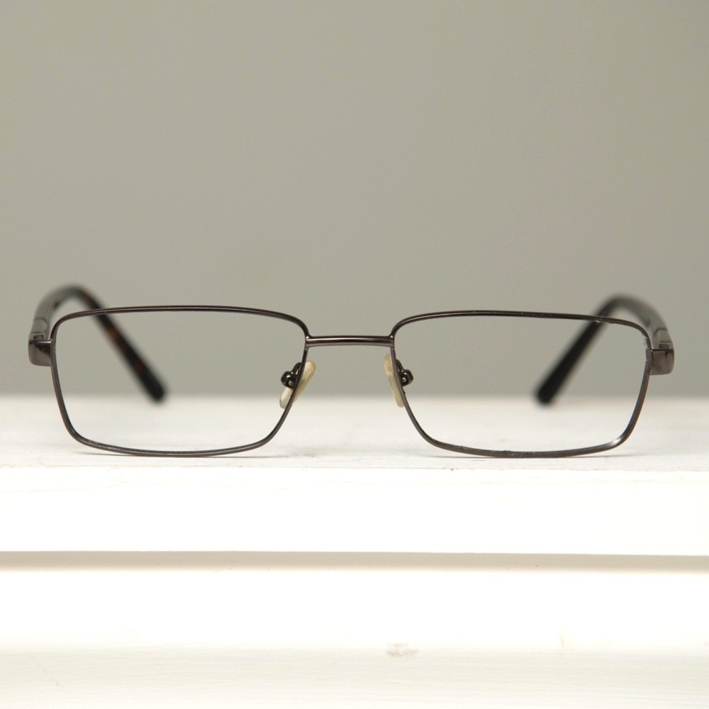 Hackett London Rectangular Eyeglass Frames HEK1090 91 Gunmetal Tortoise Designer